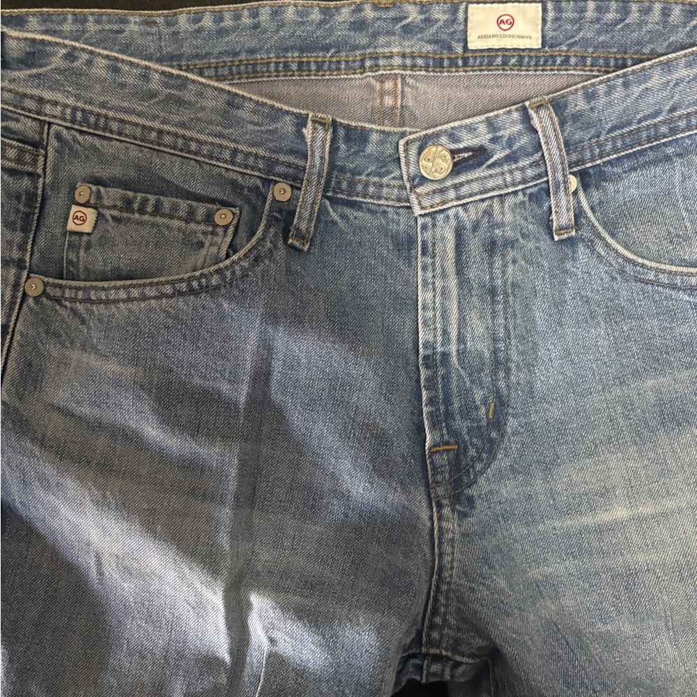 Ag Adriano Goldschmied Relaxed Blue Jeans